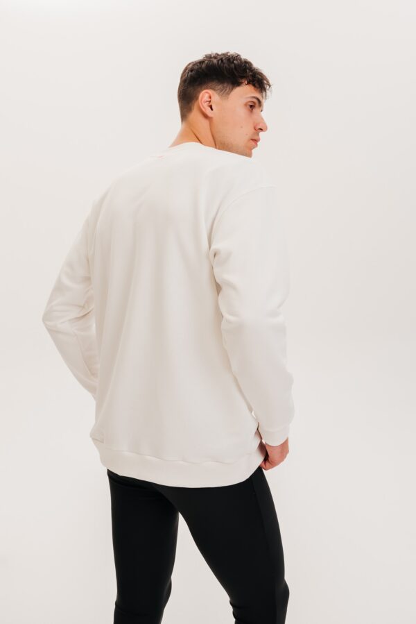 Свитшот оверсайз Философия белый мужской