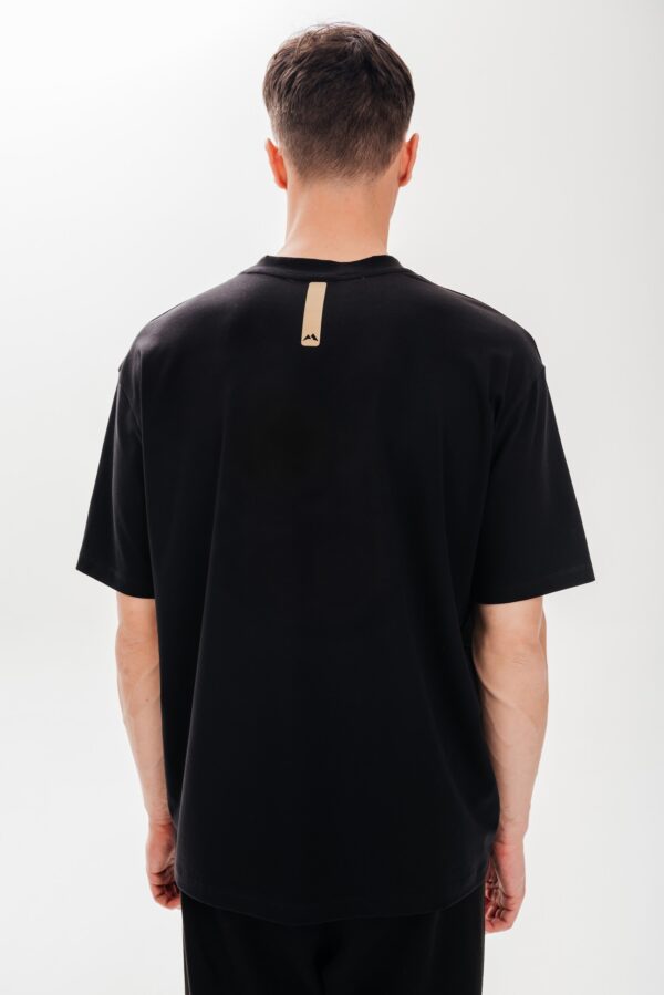 Футболка оверсайз Философия чёрная мужская