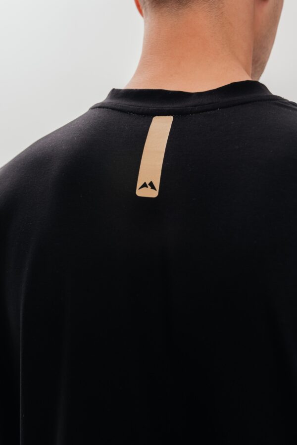 Футболка оверсайз Философия чёрная мужская