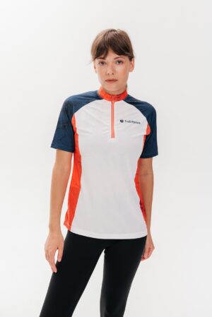 Футболка реглан с замком