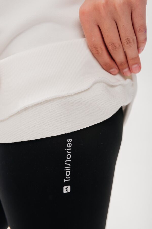 Свитшот оверсайз Философия белый женский