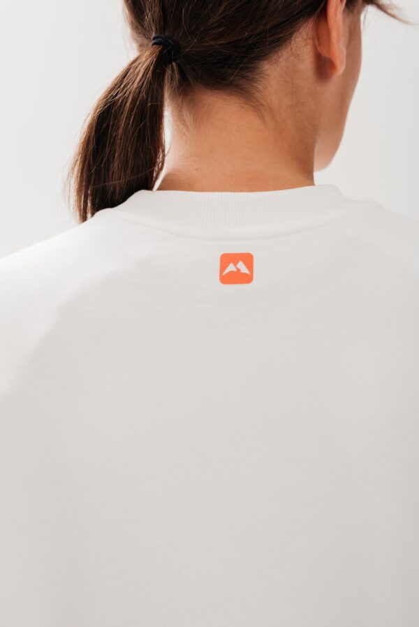 Свитшот оверсайз Философия белый женский