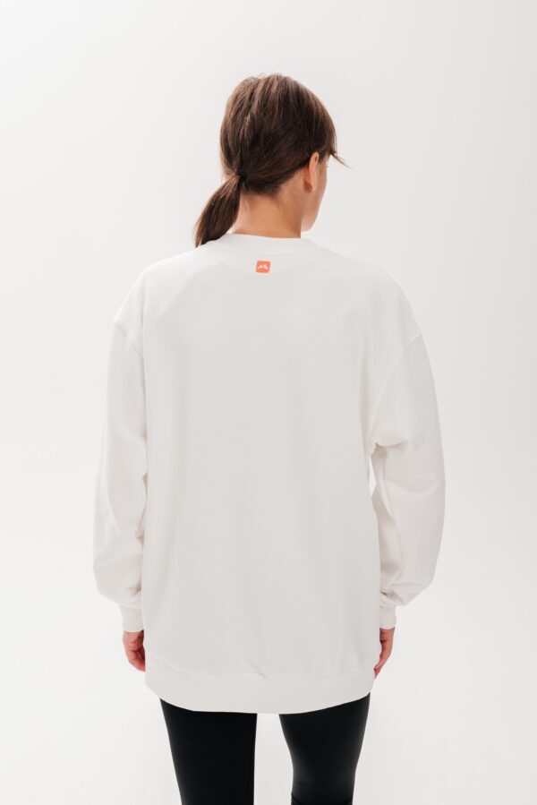 Свитшот оверсайз Философия белый женский