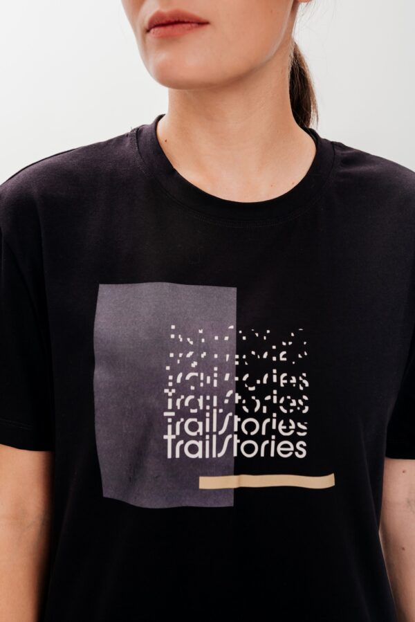 Футболка оверсайз Философия чёрная женская