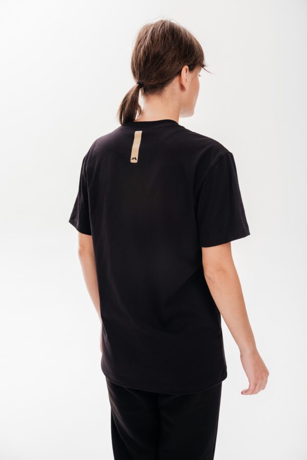 Футболка оверсайз Философия чёрная женская