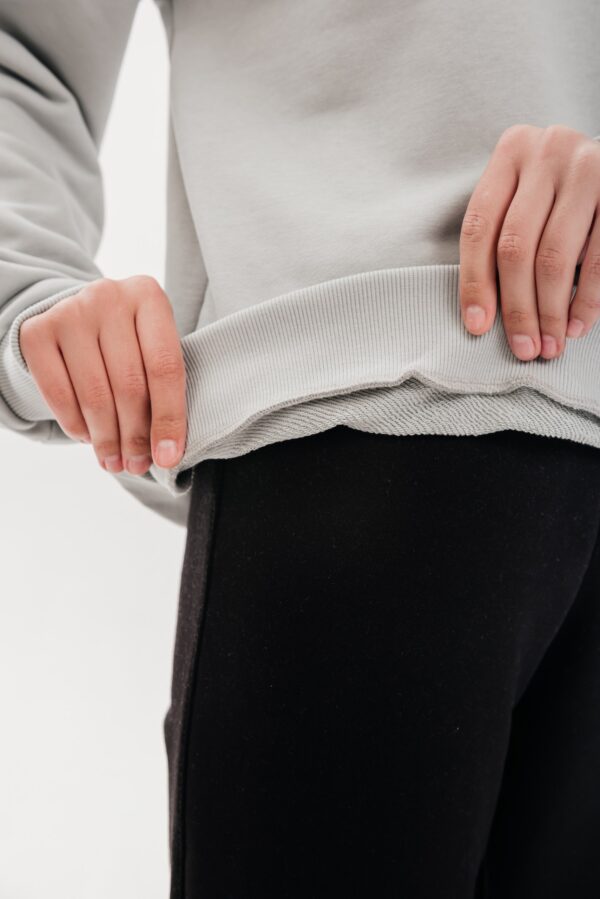 Свитшот Линии высоты серый женский