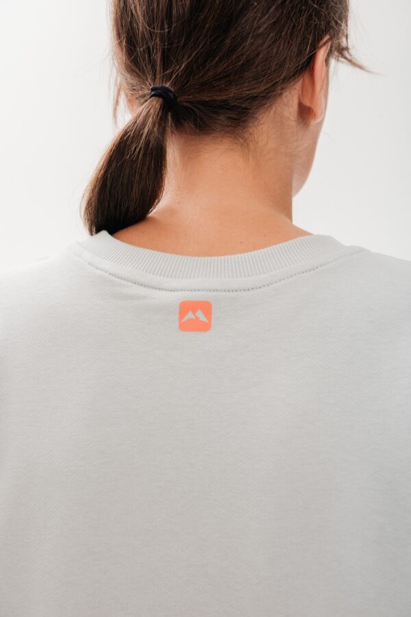 Свитшот Линии высоты серый женский