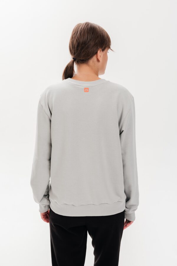 Свитшот Линии высоты серый женский