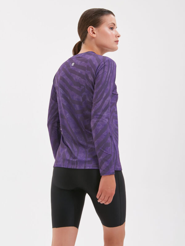 20240809 Одежда Ольга401690 Лонгслив фиолет женский