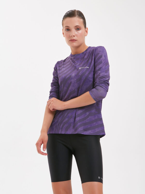 20240809 Одежда Ольга401695 Лонгслив фиолет женский