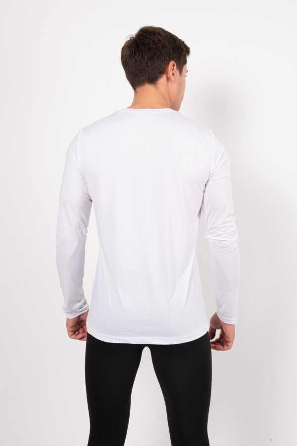 Лонгслив Logo белый мужской