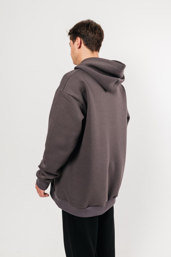 Худи оверсайз Logo графит мужское