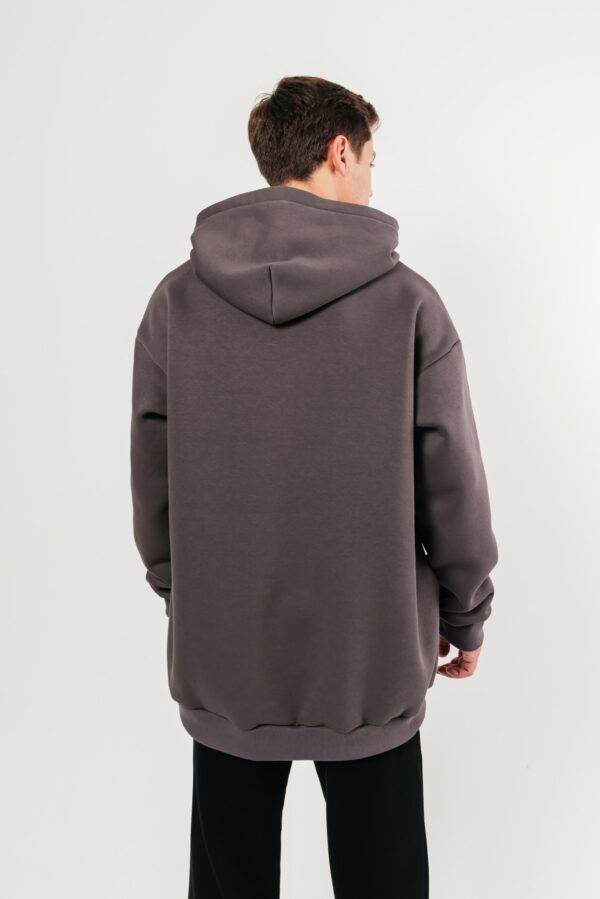 Худи оверсайз Logo графит мужское