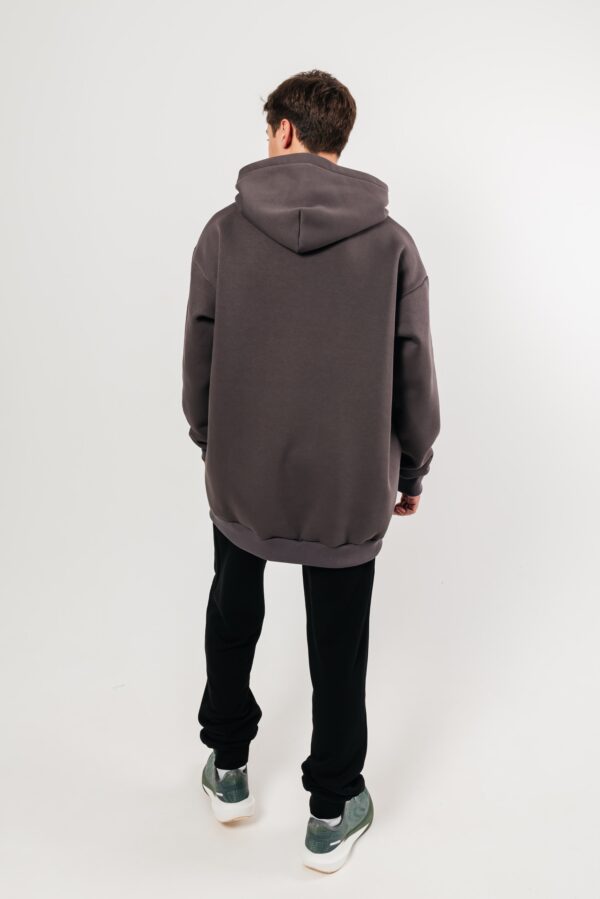 Худи оверсайз Logo графит мужское