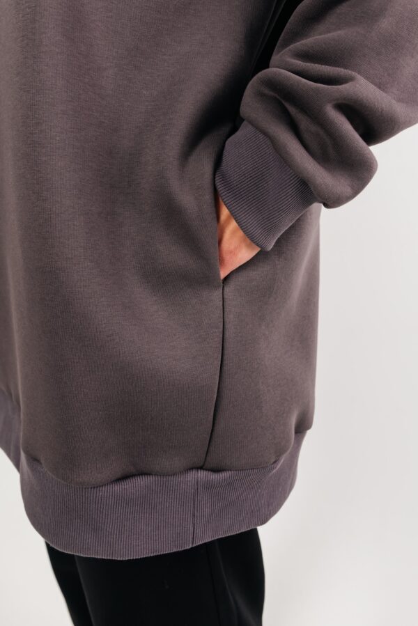 Худи оверсайз Logo графит мужское