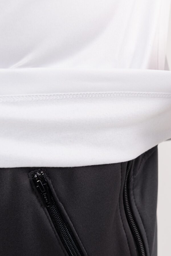 Термолонгслив Моно белый мужской