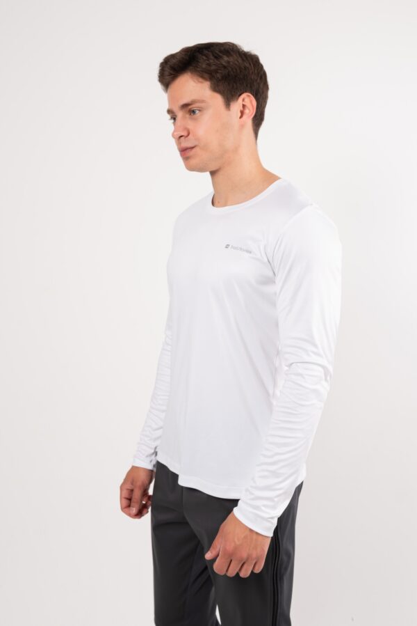 Термолонгслив Моно белый мужской
