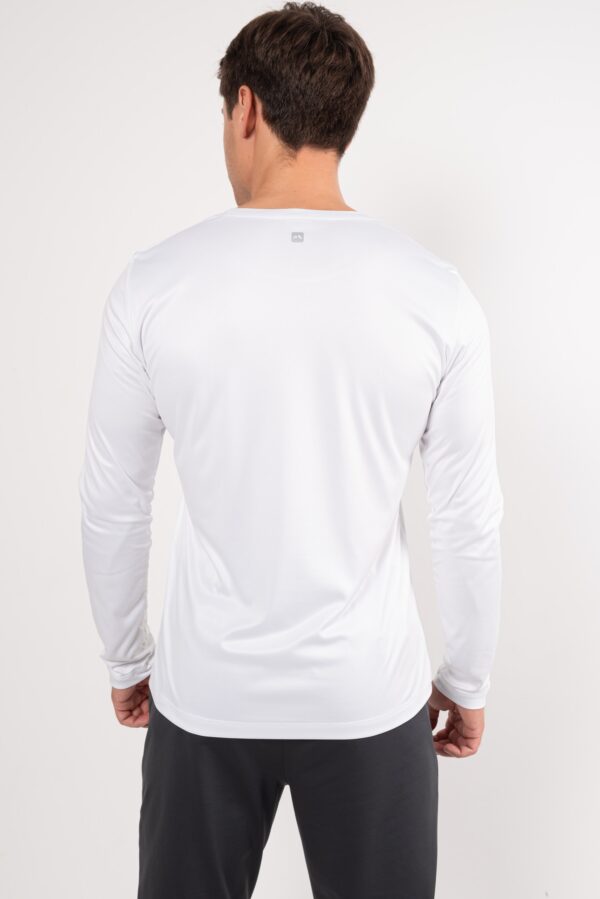 Термолонгслив Моно белый мужской