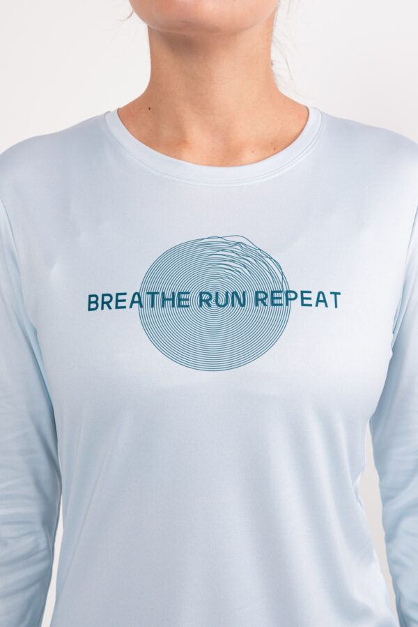 Термолонгслив BRR серо-голубой женский