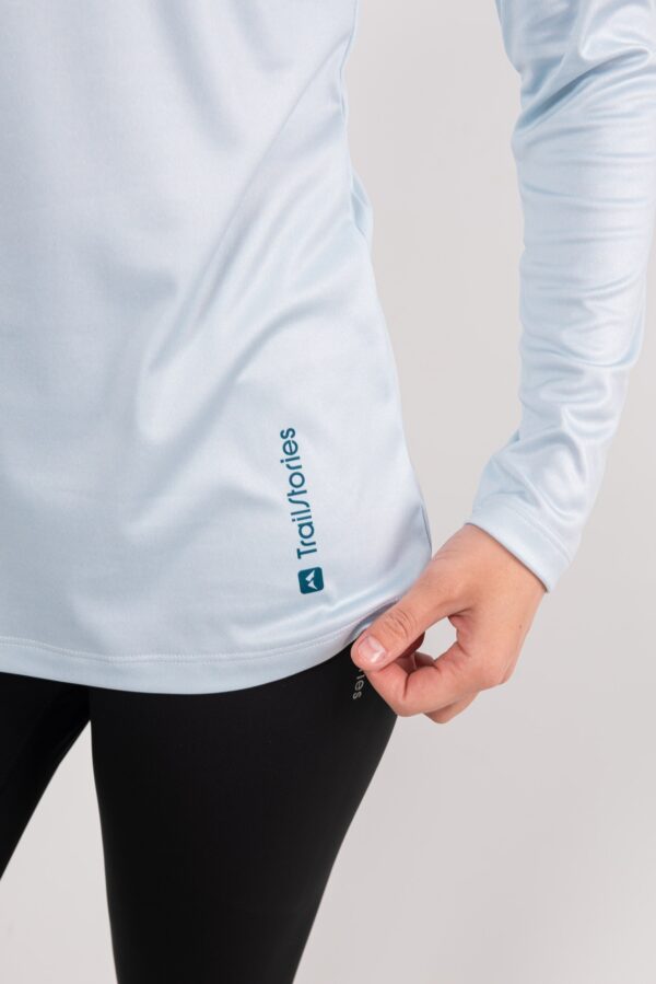 Термолонгслив BRR серо-голубой женский