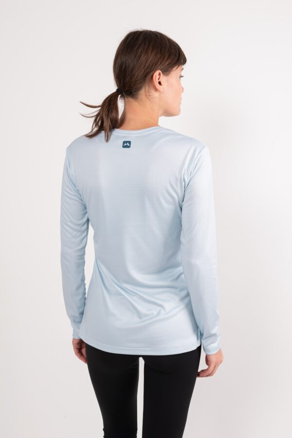 Термолонгслив BRR серо-голубой женский