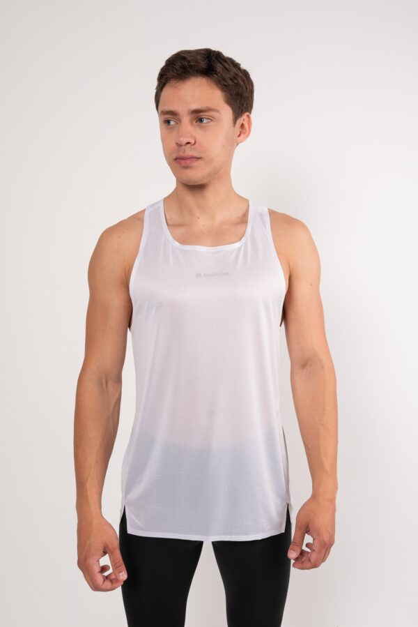 Майка RUN белая мужская