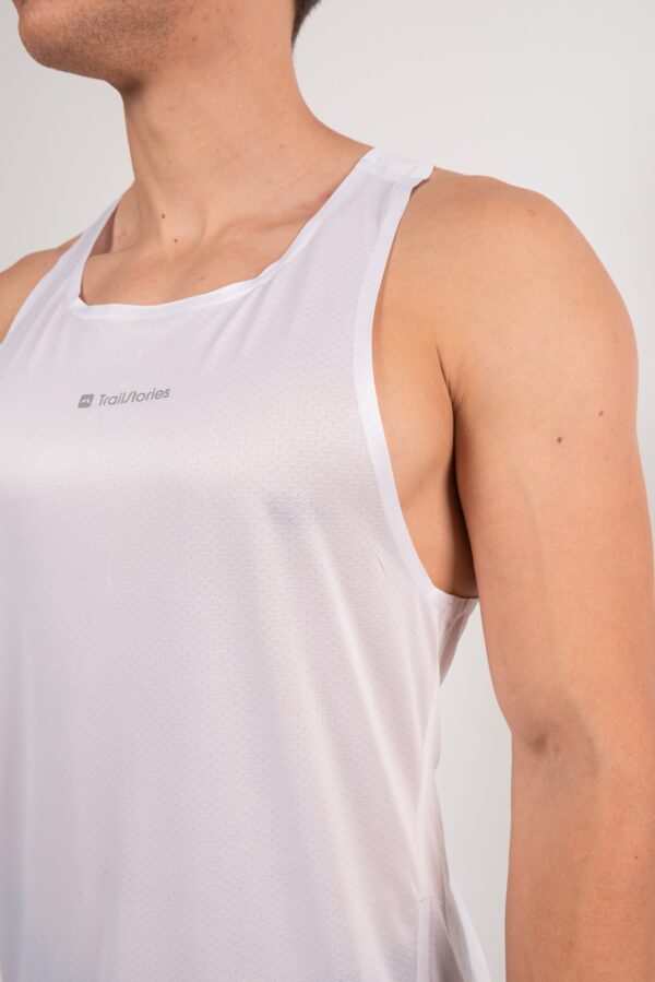 Майка RUN белая мужская