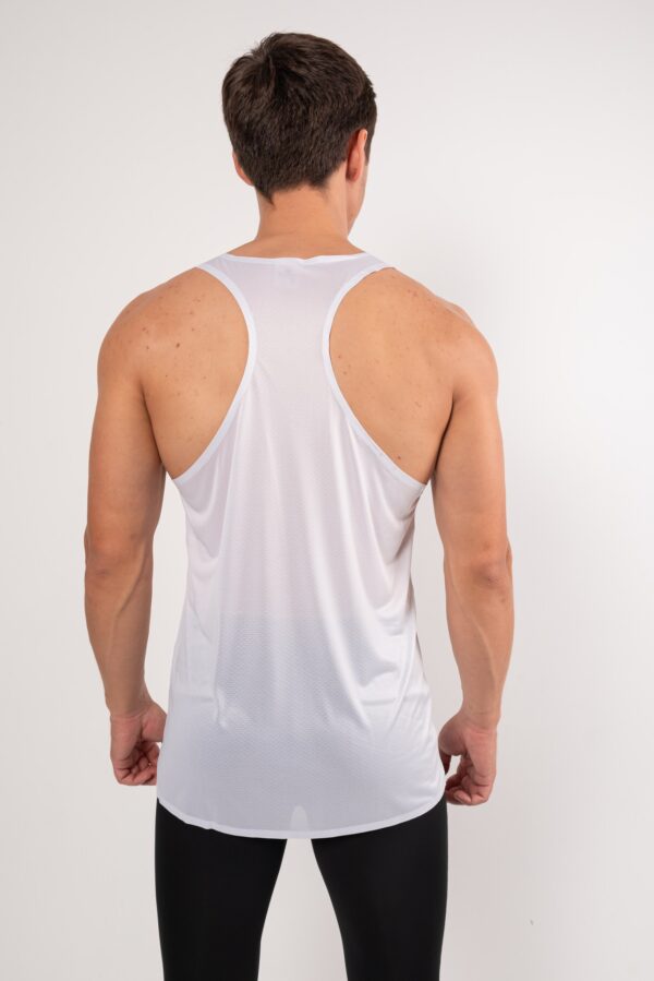 Майка RUN белая мужская