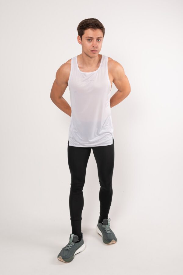 Майка RUN белая мужская