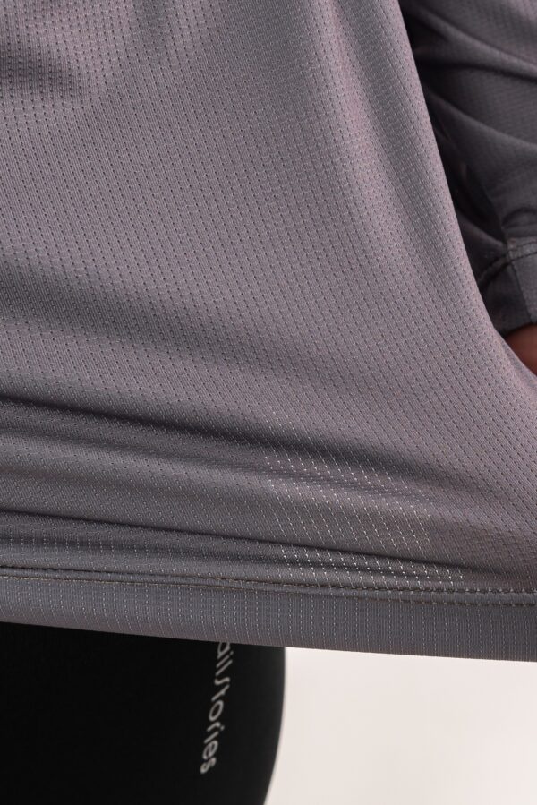 Лонгслив Logo графит женский