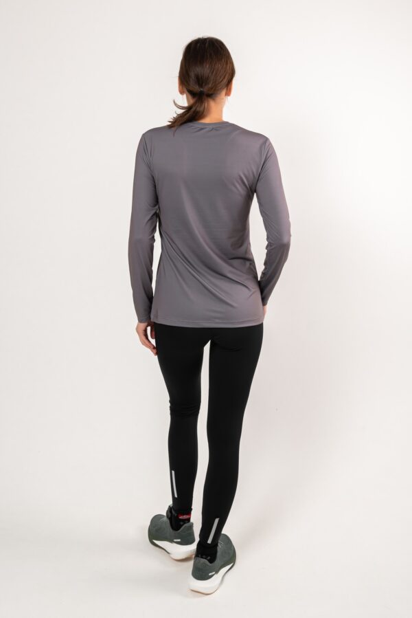 Лонгслив Logo графит женский
