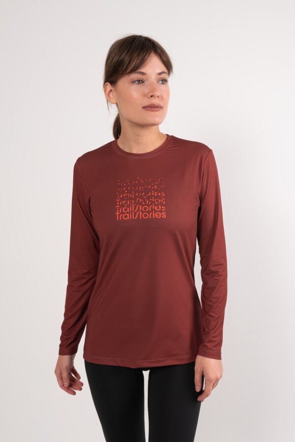 DSC_9438_resized Лонгслив Logo терракот женский