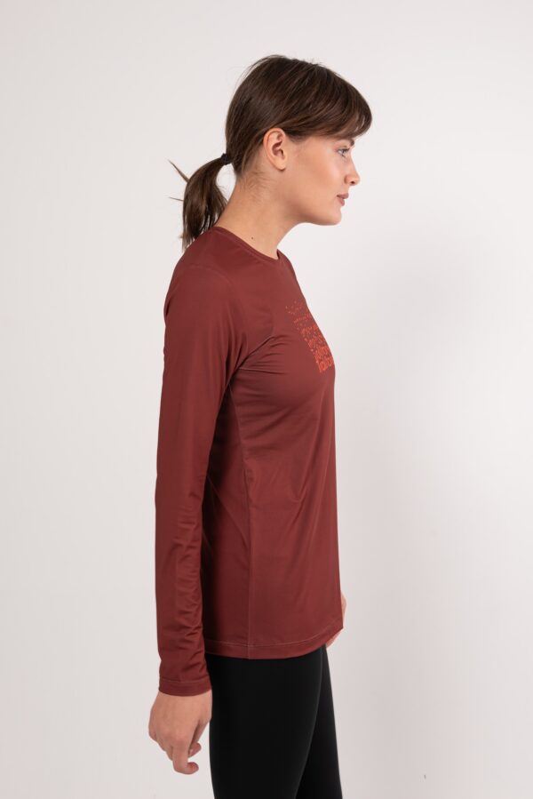 DSC_9452_resized Лонгслив Logo терракот женский