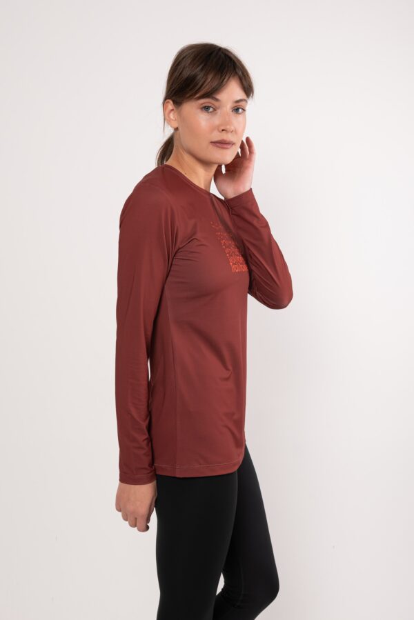 DSC_9456_resized Лонгслив Logo терракот женский