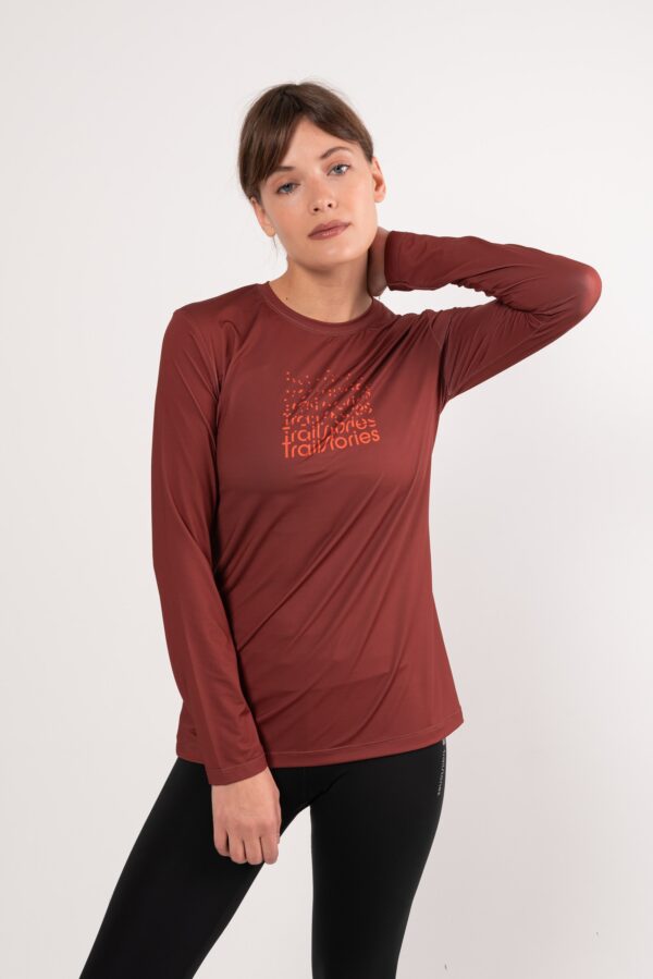 DSC_9475_resized Лонгслив Logo терракот женский