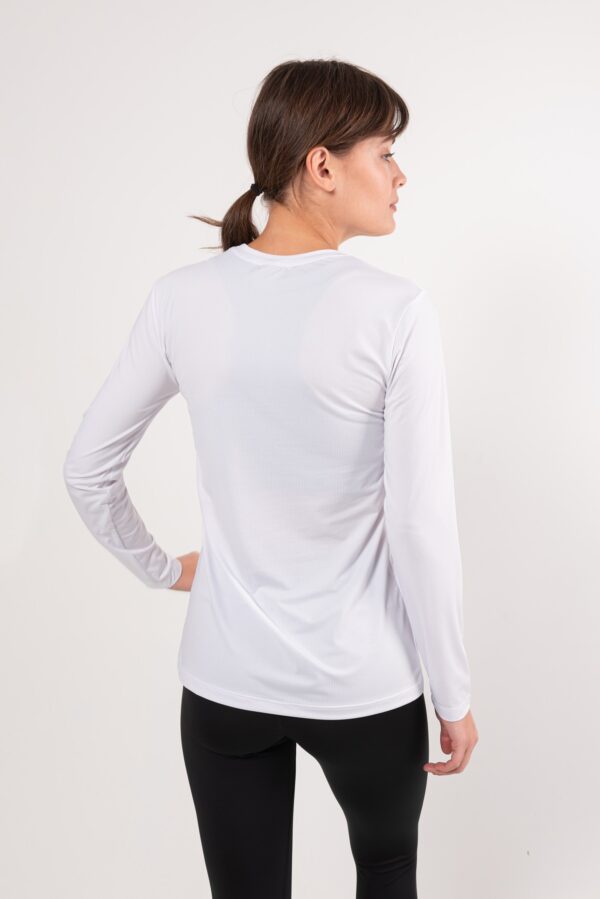 Лонгслив Logo женский белый