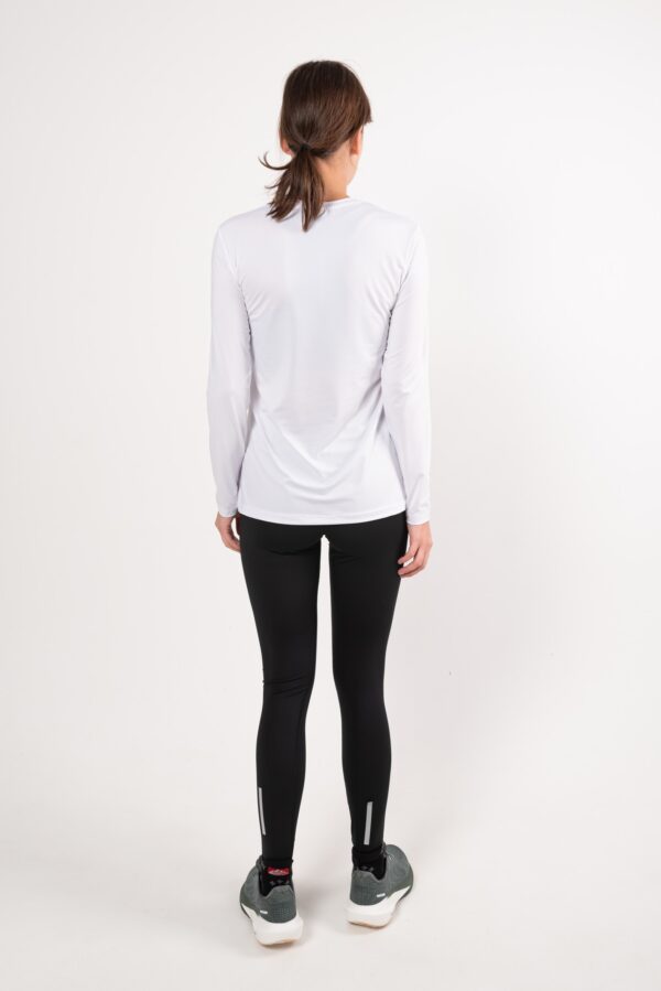 Лонгслив Logo женский белый