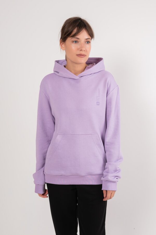 Худи CITY лиловое женское