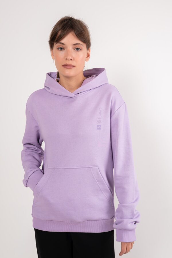 Худи CITY лиловое женское