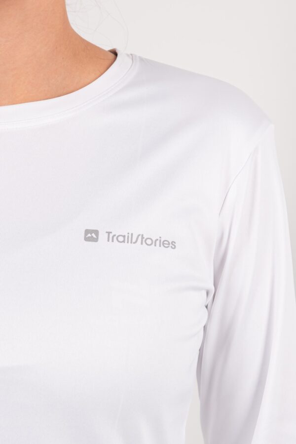 Термолонгслив Моно белый женский