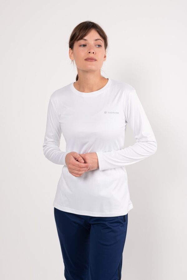 Термолонгслив Моно белый женский