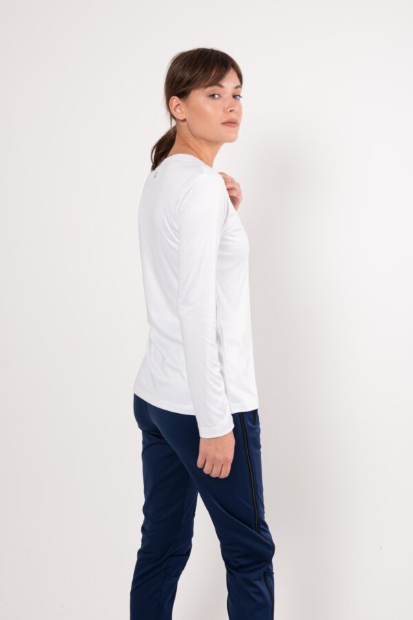 Термолонгслив Моно белый женский