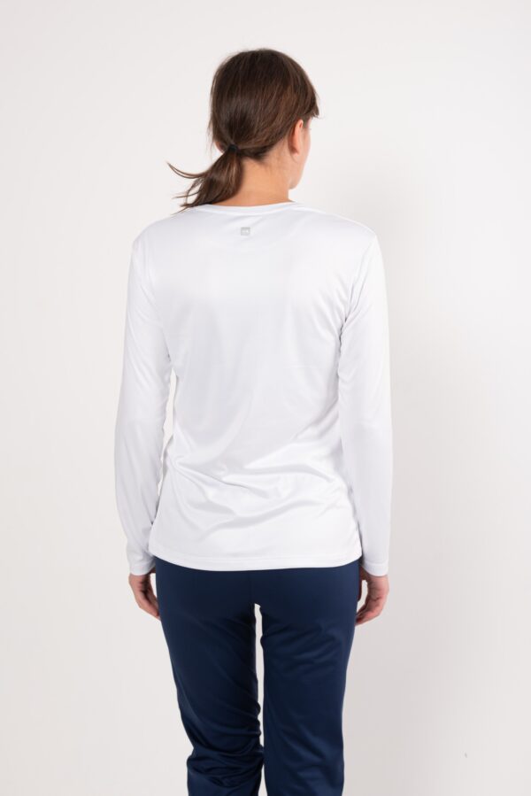 Термолонгслив Моно белый женский