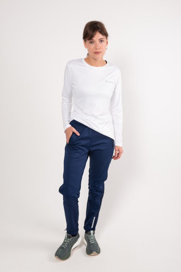 Термолонгслив Моно белый женский