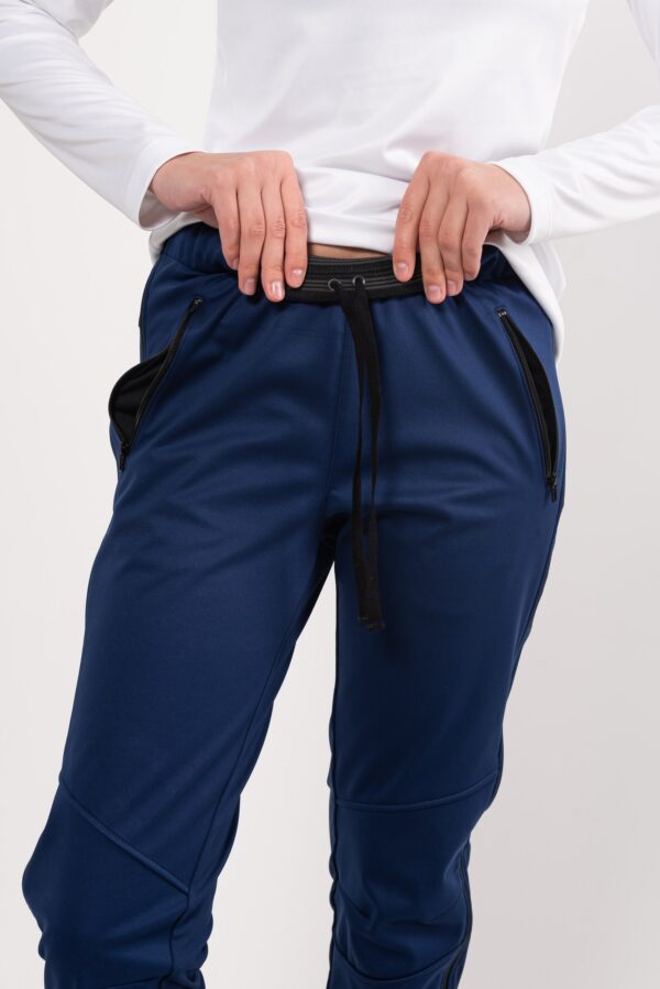 Брюки тренировочные синие женские