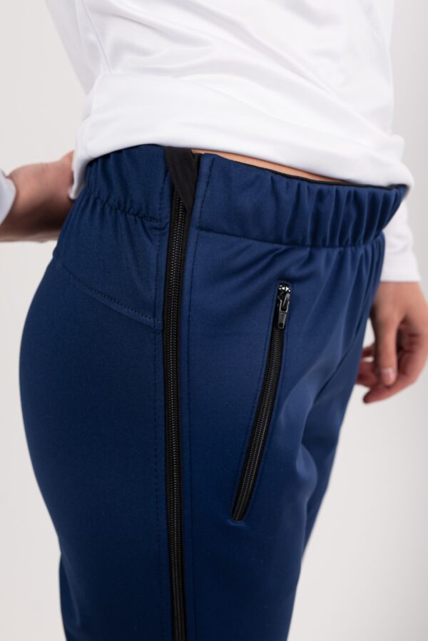 Брюки тренировочные синие женские