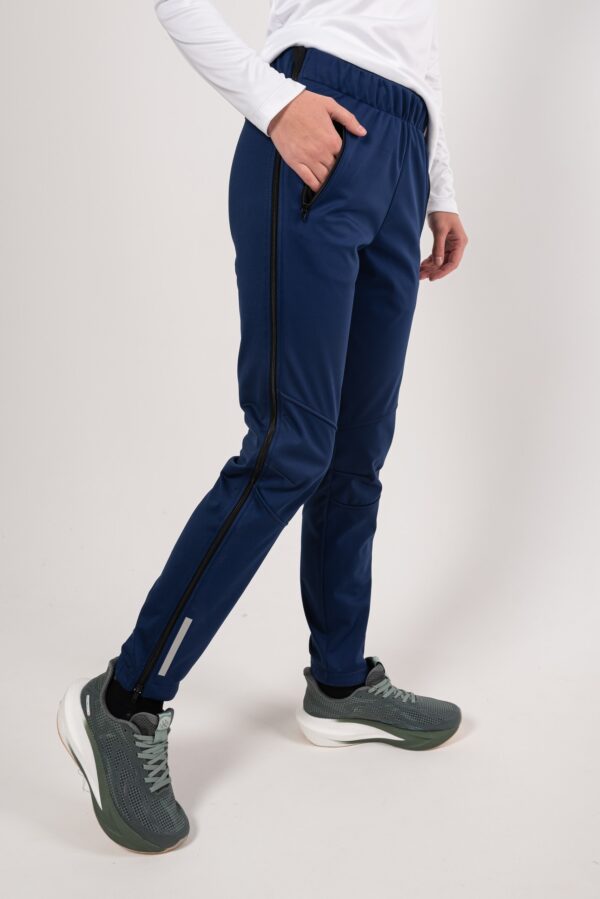 Брюки тренировочные синие женские