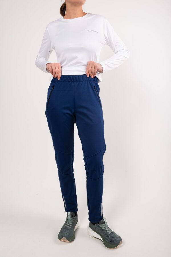 Брюки тренировочные синие женские