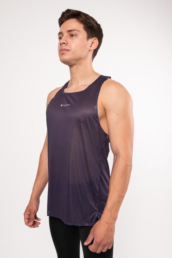 Майка RUN баклажан мужская