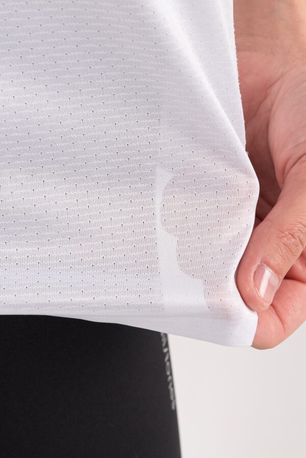 Майка RUN белая женская